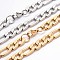 304 Stainless Steel Figaro Chains Necklaces, with Lobster Claw Clasps, Mixed Color, 23.6 inch(59.9cm)