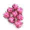 Handmade DIY Doll Craft Pom Pom Yarn Pom Pom Balls, with Metallic Cord, Hot Pink, 2cm, about 1000pcs/bag
