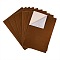 Jewelry Flocking Cloth, Self-adhesive Fabric, Sienna, 40x28.9~29cm
