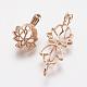 Латунные диффузор Locket подвески KK-P100-18KCG-RS-2