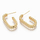 Серьги-кольца из латуни KK-R117-018-NF-2