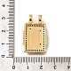 Латунные микро проложить кубического циркония подвески KK-U055-06C-3