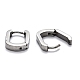 Серьги-кольца Huggie Hoop из нержавеющей стали 304 STAS-J033-11A-P-3