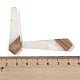 Подвески из смолы и дерева WOOD-F015-05C-3