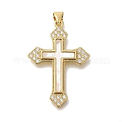 Латунные микро проложить кубического циркония подвески KK-R002-06G