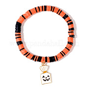 Призрачные полимерные глиняные браслеты heishi stretch BH7010-9