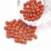 6/0 выпечка краска стеклянные бусины SEED-Q025-4mm-N22