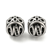 304 нержавеющая сталь бусины со стразами STAS-O002-01W-AS