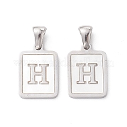 Подвески из нержавеющей стали 304 в форме ракушки STAS-G327-01P-H