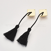 Полиэстер кисточки большие подвески KK-T048-062G-NF
