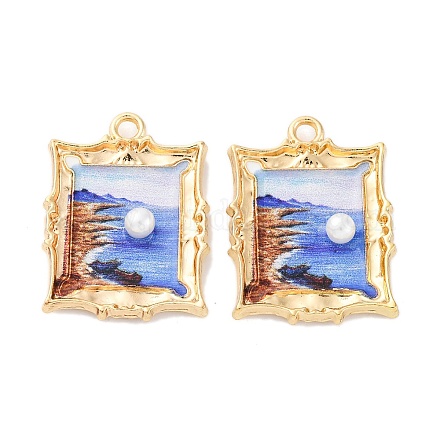 Подвески из эмали и сплава FIND-M060-03G-1
