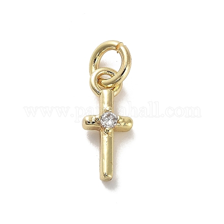 Золотые латунные подвески KK-H493-01G-07-1