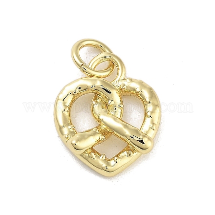 Подвески в форме сердца из латуни KK-M293-01G-1