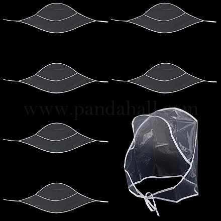 Пластиковые дождевики AJEW-WH0419-75B-1