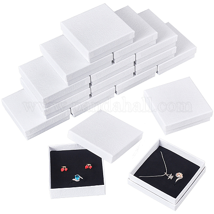 Подарочные коробки для украшений из текстурной бумаги OBOX-NB0001-10D-01-1