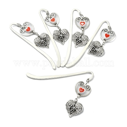 Закладки с крючками из сплава AJEW-JK00238-1