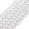 Electroplated Synthetic Quartz Crystal Beads Strands, Faceted Round, AB Color Plated, 10mm, Hole: 1mm, about 39pcs/strand, 15.35''~15.55''(39~39.5cm)