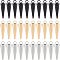 32Pcs 4 Style 2 Colors 304 Stainless Steel Pendants, Spike/Cone, Golden & Stainless Steel Color, 4pcs/style