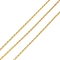 Yellow Gold Filled Boston Link Chains, Soldered, Real 14K Gold Filled, Link: 1.5x0.6x0.6mm