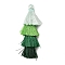Polyester Tassel Pendants, Lawn Green, 84~85x28~35mm