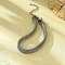 304 Stainless Steel Mesh Chain Choker Necklaces for Women, Stainless Steel Color, 18.03 inch(45.8cm)