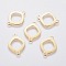 201 Stainless Steel Links connectors, Rhombus, Golden, 19x14x0.8mm, Hole: 1.6mm