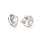 Brass Beads, Nuggets, Lead Free & Cadmium Free, Rack Plating, Lasting Plated, Platinum, 7.5x7x3.5mm, Hole: 1.4mm