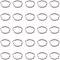 304 Stainless Steel Jump Rings, Open Jump Rings, Oval, Stainless Steel Color, 8x6x1.2mm, 16 Gauge, Inner Diameter: 5.5x3.5mm