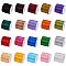 JEWELEADER 20 Colors About 650 Yard Rattail Nylon Cord 1mm Chinese Knotting Cord Braided Macrame Thread Beading String for DIY Jewellery Making Kumihimo Friendship Bracelets Sewing