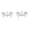 Non-Tarnish 201 Stainless Steel Pendants, Halloween Style, Crab, Stainless Steel Color, 12x24.5x1mm, Hole: 1.4mm
