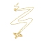 Brass Micro Pave Clear Cubic Zirconia Pendant Necklaces, Letter X, 17.72 inch(450mm), Letter X: 22x19.5mm
