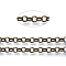 Brass Rolo Chains, Belcher Chains, Soldered, with Spool, Cadmium Free & Nickel Free & Lead Free, Antique Bronze, 4.5x1.2mm, about 150.91 Feet(46m)/roll