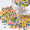 Glass Round Seed Beads, Round Hole, Mixed Style, Colorful, 2~2.5x1.5~2mm, Hole: 0.8mm, about 450g/pound