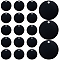 1 Box 25Pcs Round Stamping Blanks Metal Blank Tags Aluminum Black Circle Engraved Cat Dog Pet Name Tag Charms for Jewelry Making Engraving Pets ID Tag Necklaces Bracelets DIY Decorative Craft