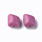 Opaque Acrylic Beads, Polygon, Flamingo, 17.5x15.5x11mm, Hole: 2mm, about 230pcs/500g