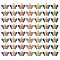 25Pcs 5 Styles Alloy Enamel Pendant Gradient Bicolor Butterfly DIY Earrings Keychain Pendant Accessories Materials, Mixed Color, 21.7x15.3mm, Hole: 1.8mm