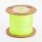 Nylon Cords, String Threads Cords, Round, Green Yellow, 1.5mm, about 25m/roll