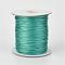 Eco-Friendly Korean Waxed Polyester Cord, Light Sea Green, 1.5mm, about 169.51~174.98 Yards(155~160m)/Roll