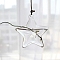 Hanging Glass Plants Planters, Transparent Hydroponic Glass Vase for Indoor Garden Home Decoration, Star, 100x100mm