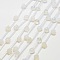 Opalite Beads, Rose, 10x5~9mm, Hole: 1mm
