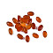 Natural Carnelian(Dyed & Heated) Cabochons, Oval, Grade AB, 5x3x2.5mm