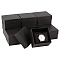 NBEADS 10 Pcs Watch Box with Pillow, 3.19x3.46x2.09 Inch Wristwatch Gift Case Box Cardboard Watch Boxes Jewelry Gift Boxes for Watch Jewelry Presents Bracelets Wrist-Cuff, Black