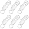 Beebeecraft 1 Box 20Pcs Lobster Claw Clasps 925 Sterling Silver Plated Brass Jewelry Lobster Clasp with Jump Ring for Bracelets Necklace Jewellery Making (12x6x2.5mm)