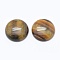 Natural Tiger Eye Cabochons, Flat Round, 30x8mm