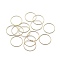 Brass Linking Rings, Long-Lasting Plated, Ring, Real 14K Gold Plated, 20x1mm, Inner Diameter: 18mm