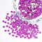 Shining Nail Art Glitter, Manicure Sequins, DIY Sparkly Paillette Tips Nail, Star, Magenta, 2.5x2.5x0.3mm