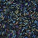 Стеклянные бусины цвета металлик SEED-N005-001-D02-3