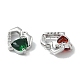 Латунные микро проложить кубического циркония подвески KK-H482-01P-2