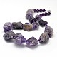 Отличный дизайн Gemstone бисера естественный ожерелья NJEW-L345-E11-1
