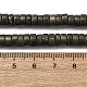 Природного пирита бисер нитей G-L624-I13-3x6mm-5
